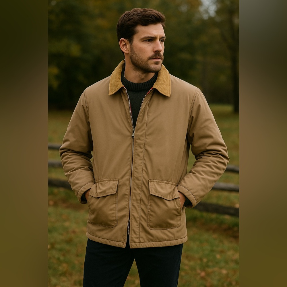 [m] Woods Vintage Down-Filled Arctic Jacket – Medium beige parka coat utility